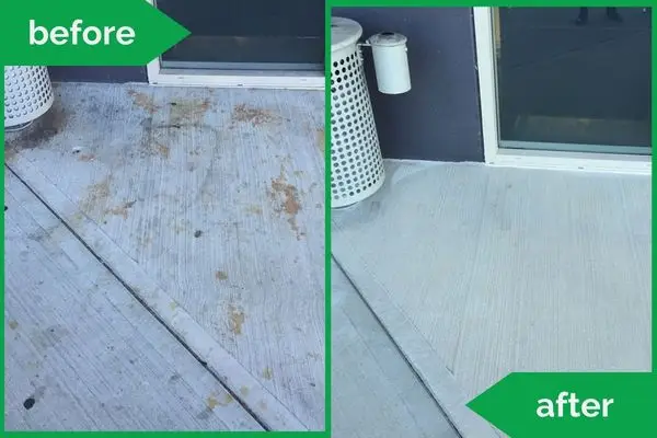 home pressure washing in Ottawa - before and after results